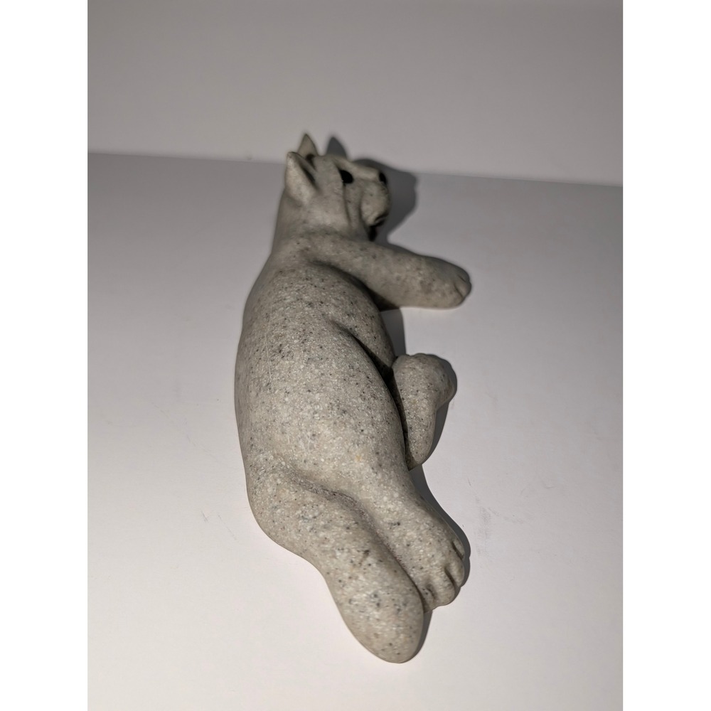 Lot of 3 Second Nature Design Quarry Critters Stone Cats "Chelsea, Clyde, Chico" - Picture 10 of 16